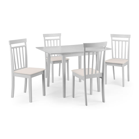 Julian Bowen Rufford Dining Table, Grey for 4 - H75 x W120 x D80cm