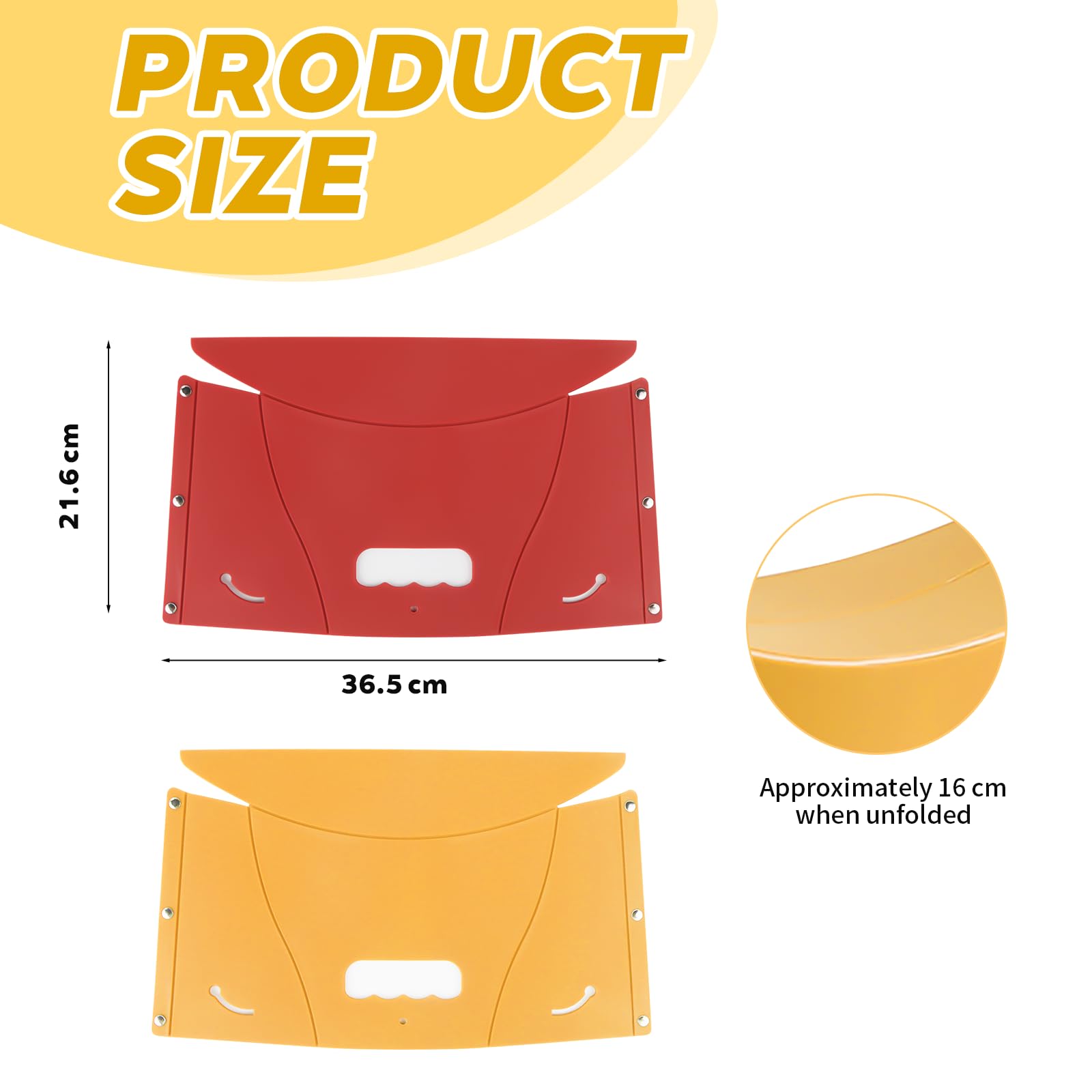 xtemtoamz Articoli 2 Multifunctional Folding Toilet Stool Squatty Potty Portable Step for Home Bathroom, Foldable Can Be Used as Storage Bag