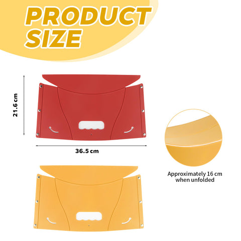 xtemtoamz Articoli 2 Multifunctional Folding Toilet Stool Squatty Potty Portable Step for Home Bathroom, Foldable Can Be Used as Storage Bag