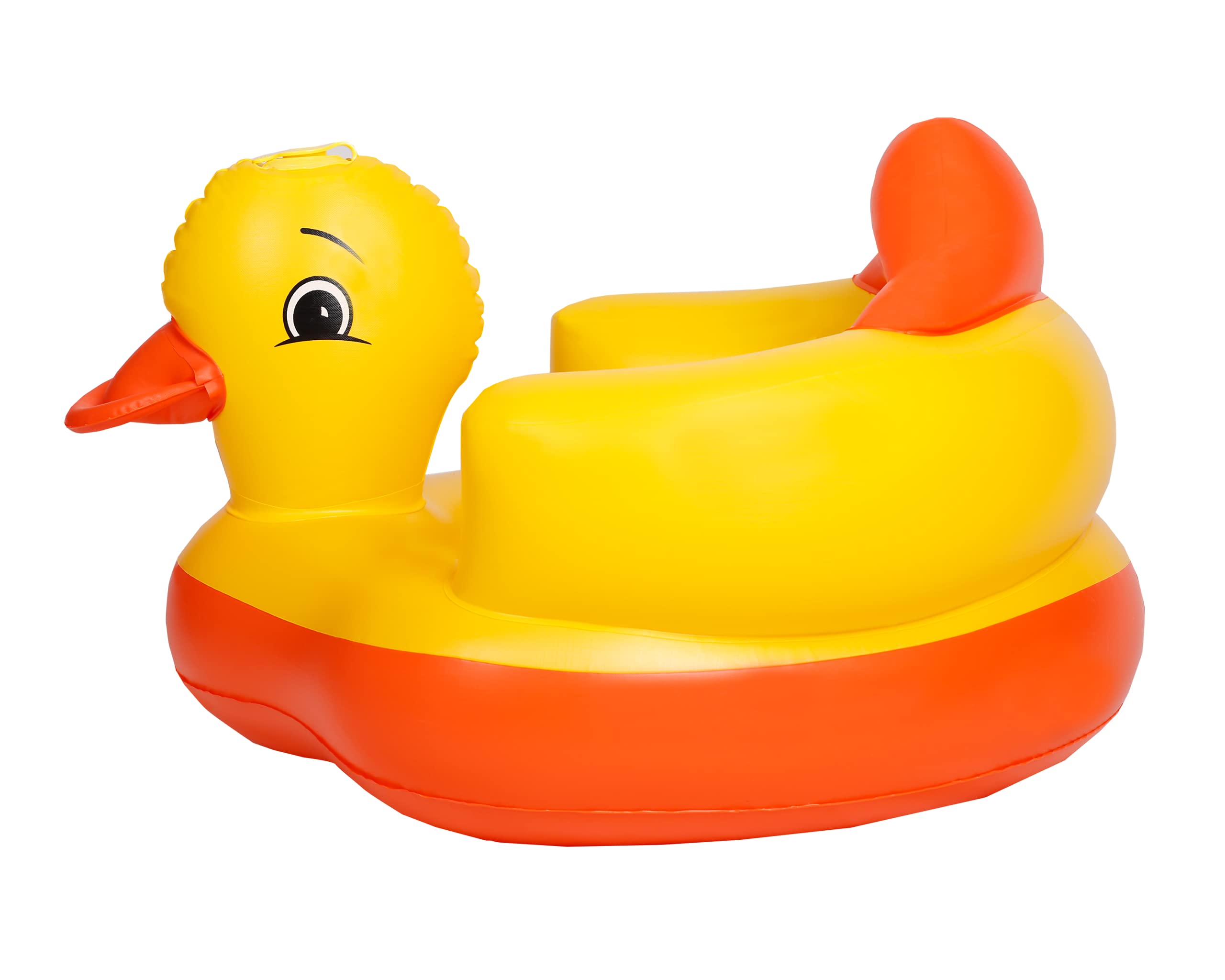 Matissa Inflatable Duck Chair Yellow Duck Inflatable Seat Kids Chair Toddler Blow up Seat Sofa Kids Sit Me Up Support Blow Up Chairs Ring Mini Sofa