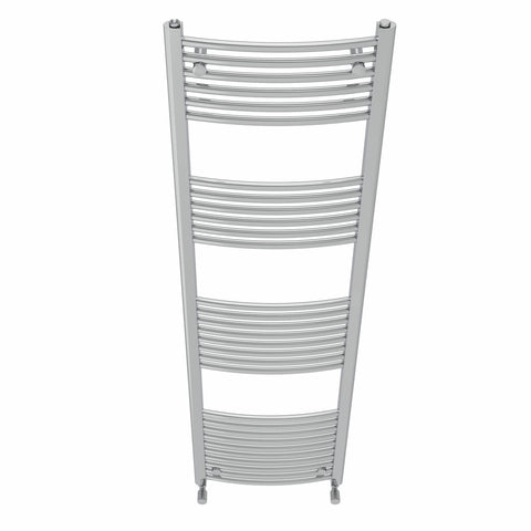 NRG Chrome Curved Central Heating Towel Rail Heated Rad Radiator 1800×500mm