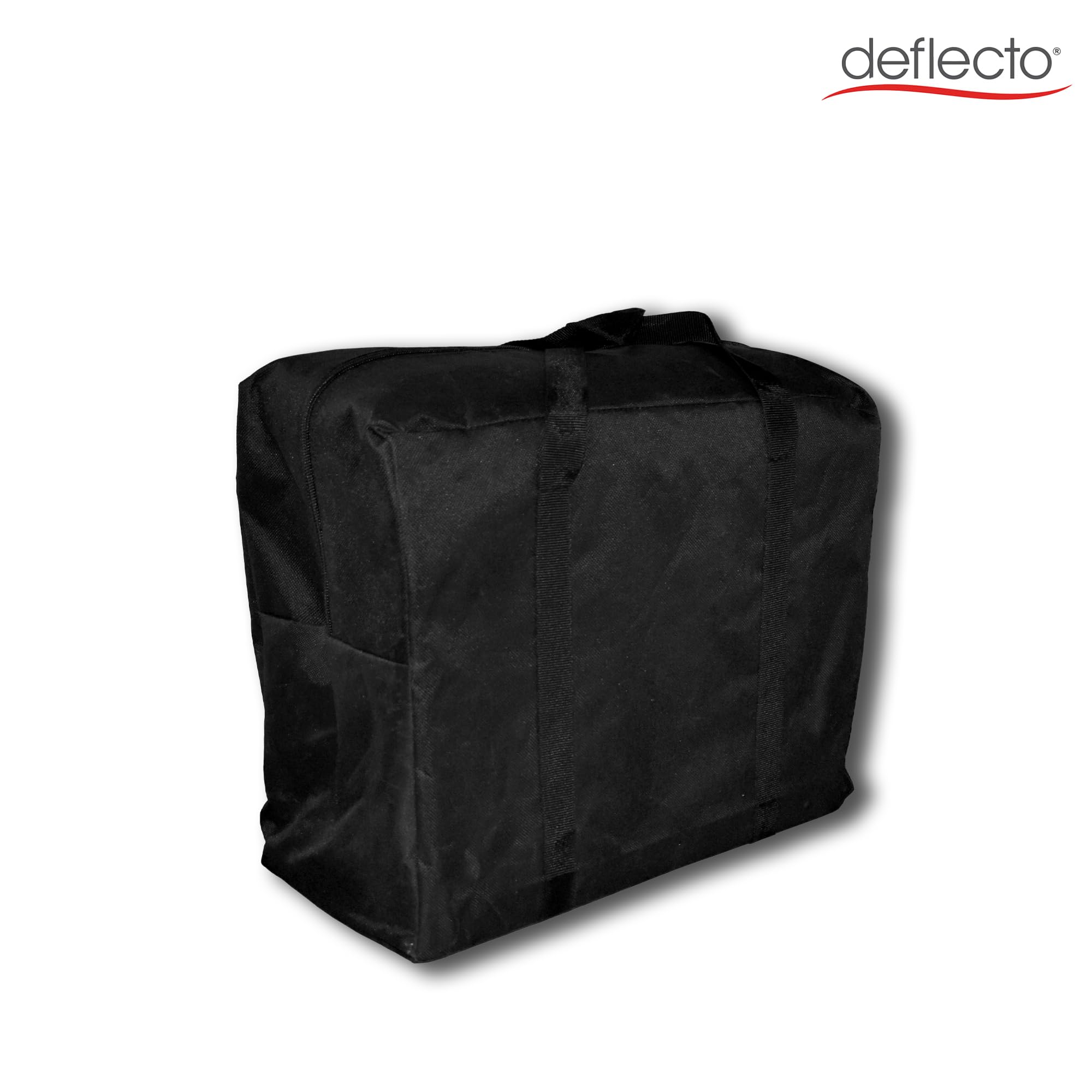 Deflecto A4 Folding Literature Display Stand Black, 6 Shelf, Carry Case