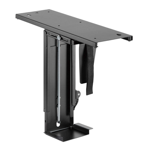 Maclean MC-885 B Universal Computer Desk Holder PC Station Workstation Holder Under Table Up To 10kg Extendable Swivel 360 °