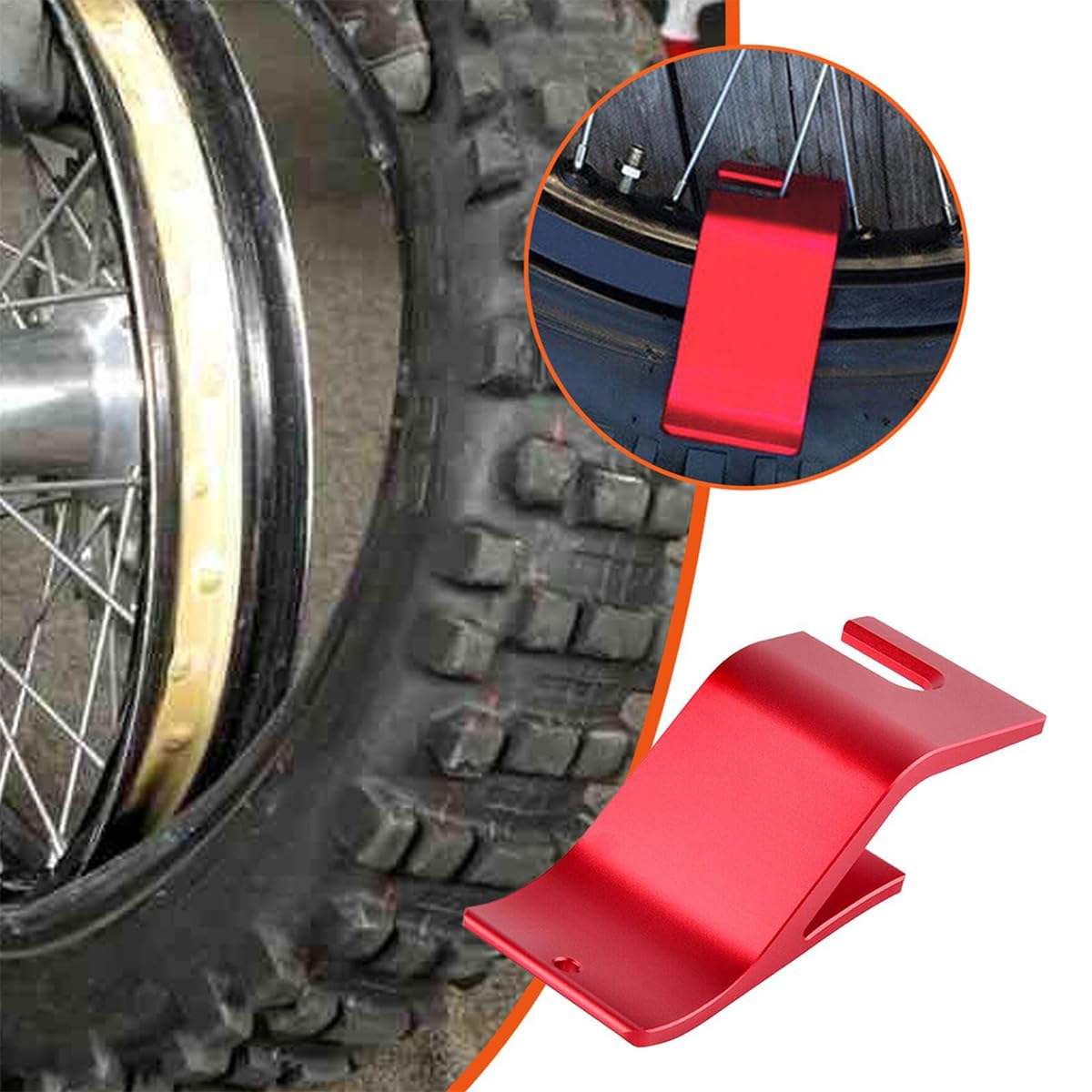 Namvo Motorcycle Tire Changer - Motorcycle Tire Bead Bracket, Motorcycle Tire Changing Stand Portable Lightweight Off Road Tire Removal Install