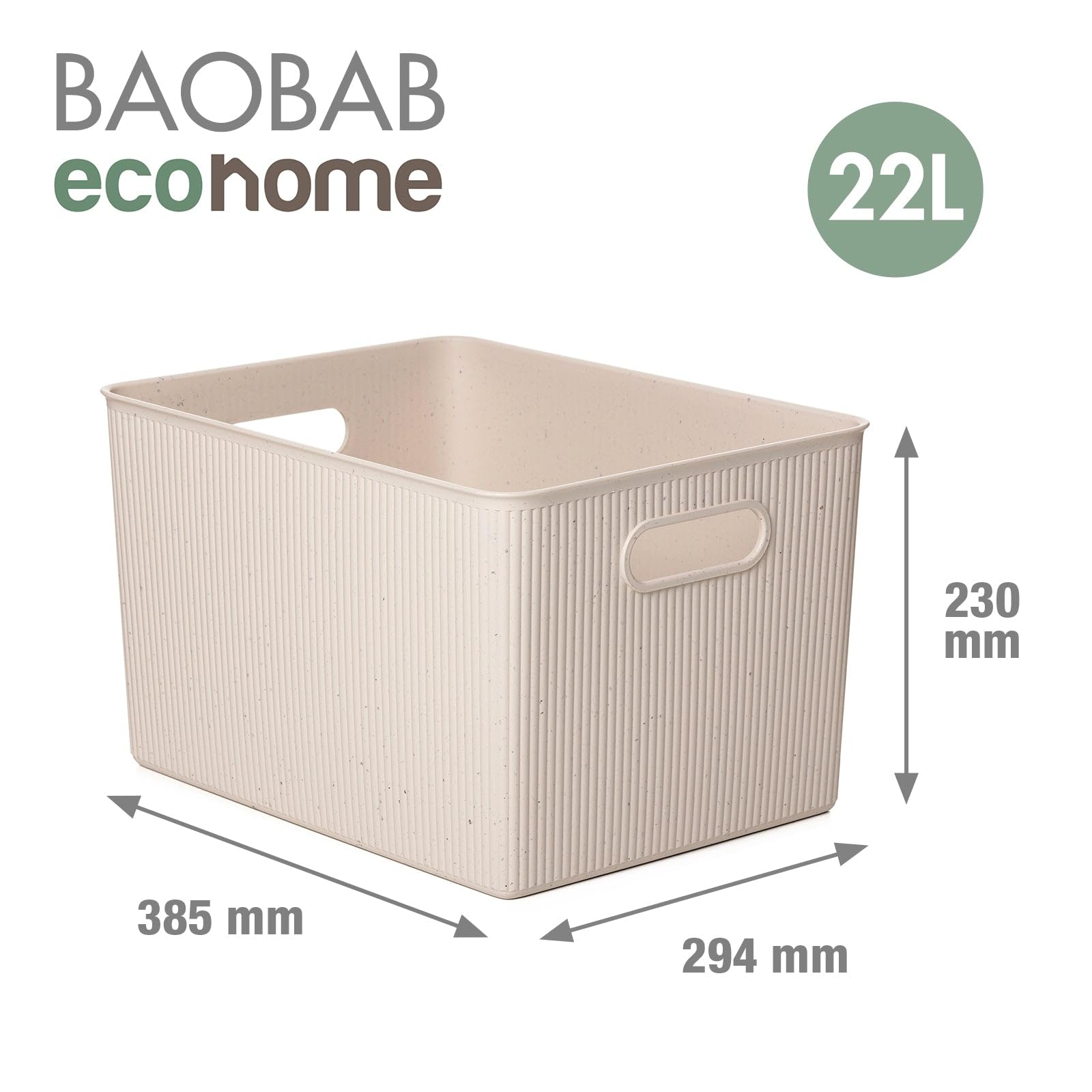 TATAY Storage Basket Ecohome BPA-Free Compact Versatile Design