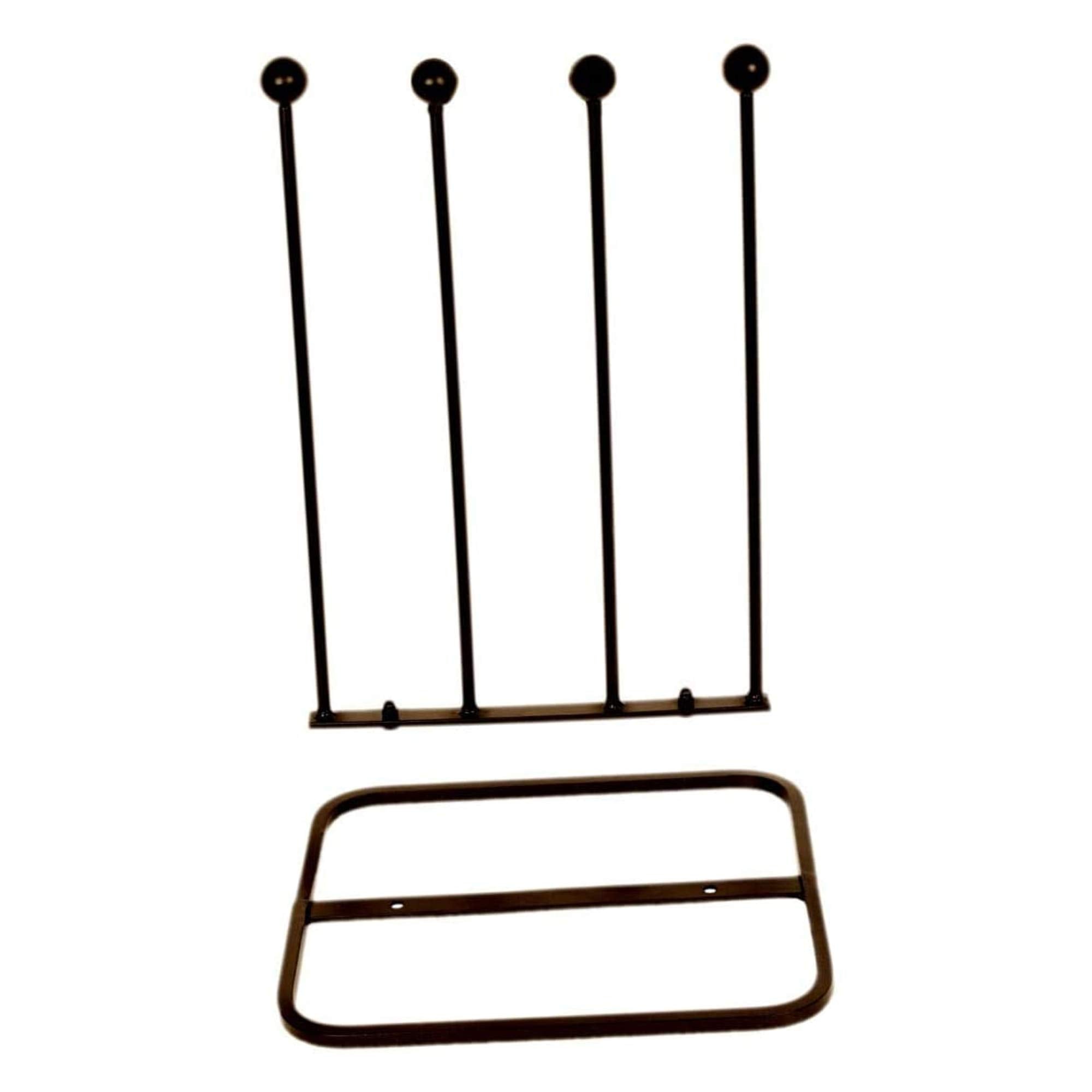 Arsuk Welly Boot Rack - Metal Wellington Boots Stand Outdoor, Cast Iron and Rustproof Wellies Storage Racks & Holder - 2 Pair & 4 Pair Boot Rack