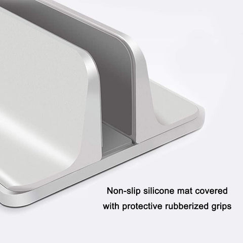 Oranlife Vertical Laptop Stand Holder, Silver