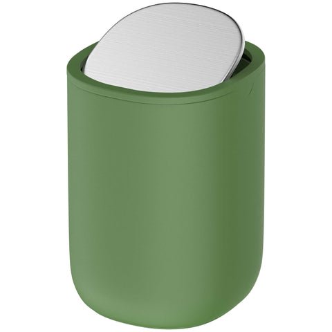 EverGrove Mini Table Bin,Desktop Trash Can (Canopy Green, 1.5, Litres)