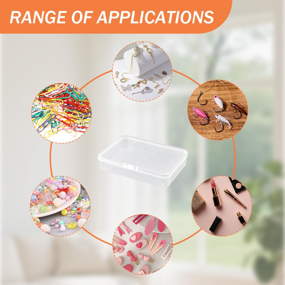 XINGSUI 32 Pcs Plastic Storage Box with Lid, Storage Boxes, for home,office