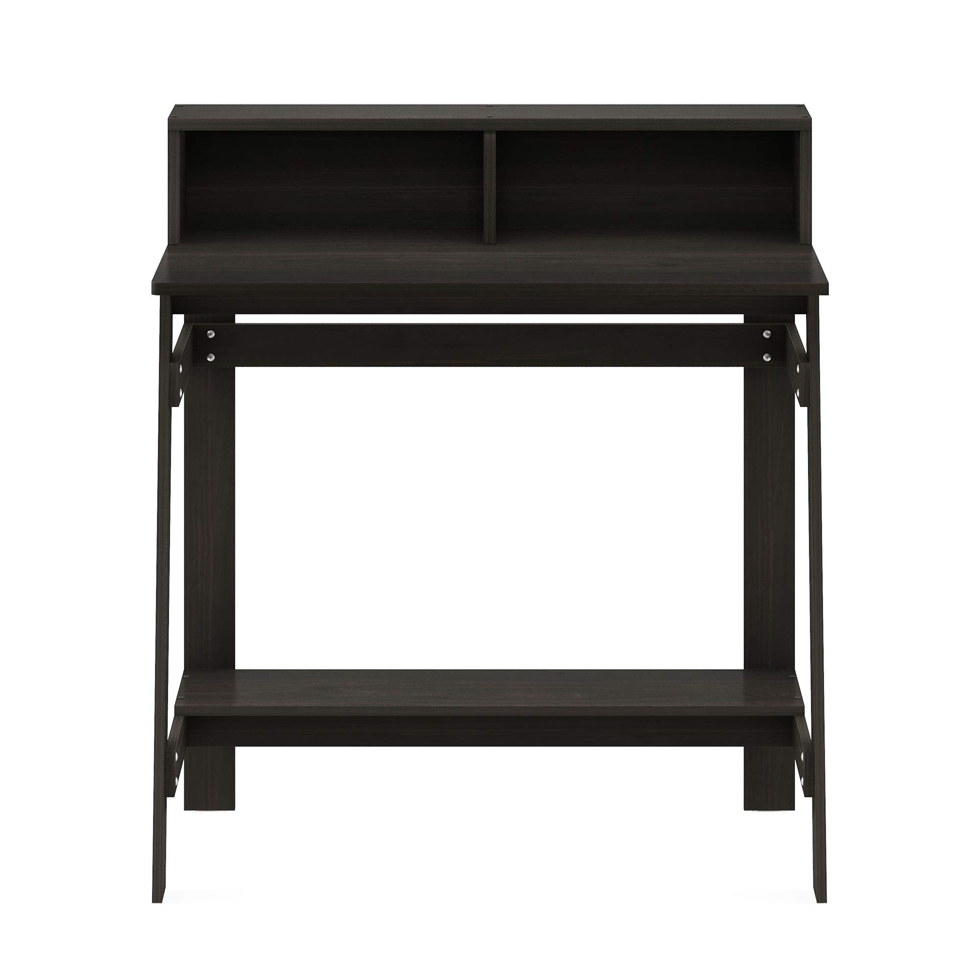 Furinno Simplistic A Frame Computer Desk, Study Desk, Writing Desk, Espresso