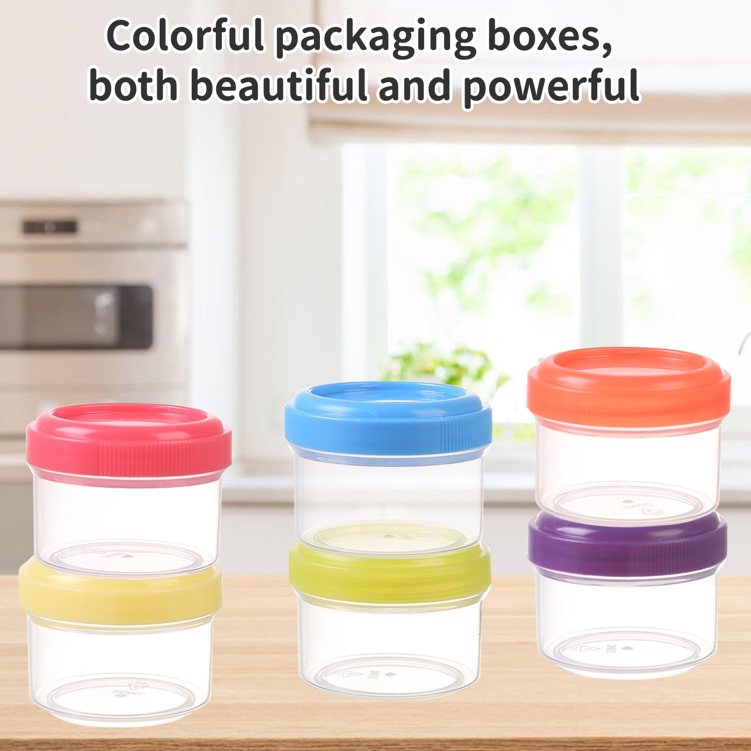 Nivalora 6PCS Mini Plastic Storage Containers with Lids – Small Clear Boxes for Beads, Crafts, Office Supplies – Stackable, Reusable