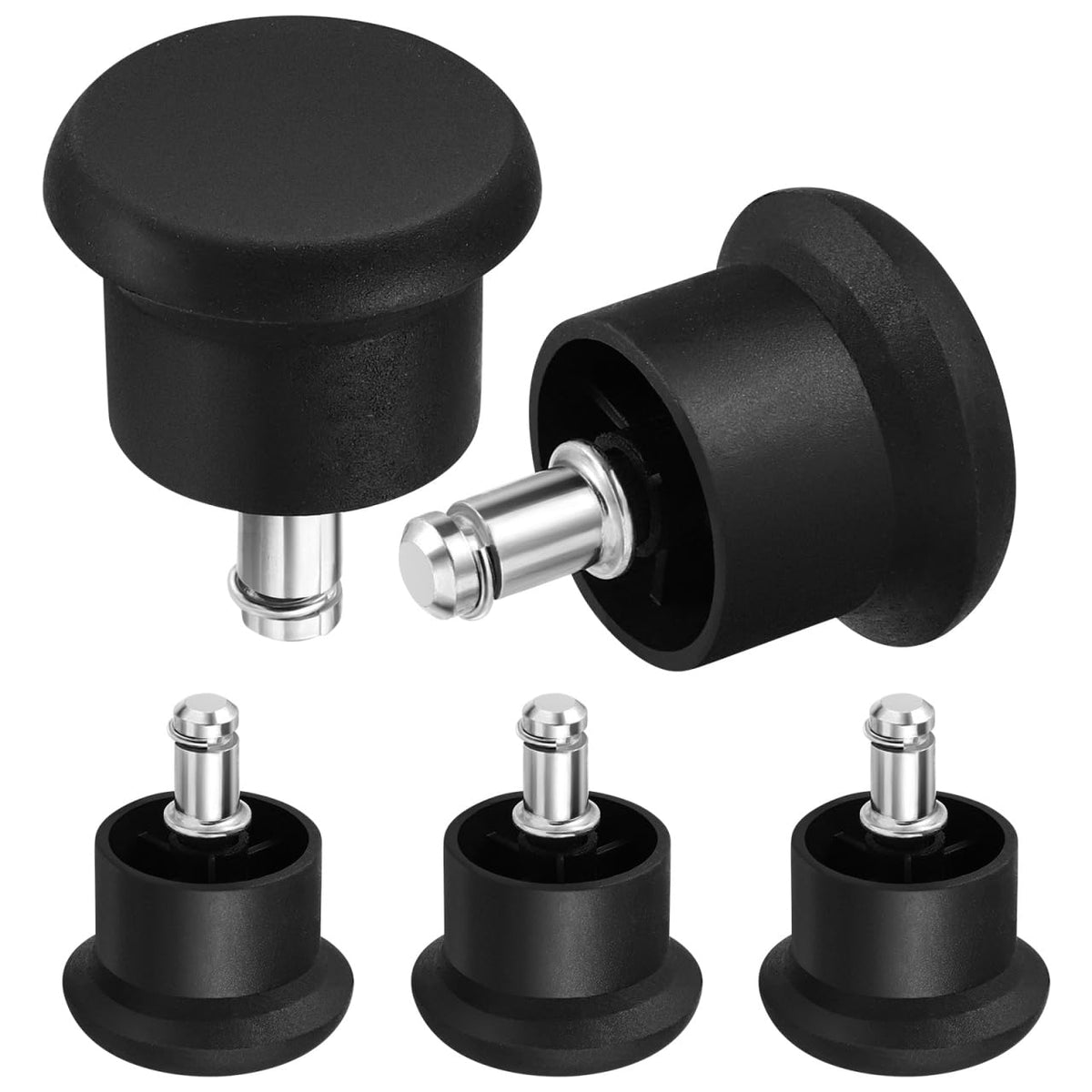 BESPORTBLE 5 Pack Chairs Glide Castors Office Chair Glides Replacement Furniture Floor Gliders for Hard Floors Converts Swivel Caster Chairs to