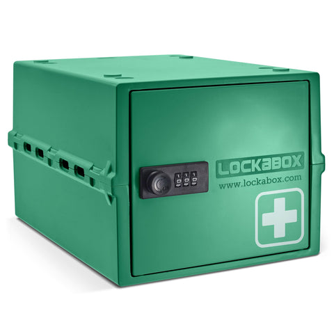 Lockabox One™ | Premium Lockable Medicine Box (10L) | Lightweight & Hygienic Medicine Lock Box | Made In Britain | External Size 31 x 21 x 17 cm