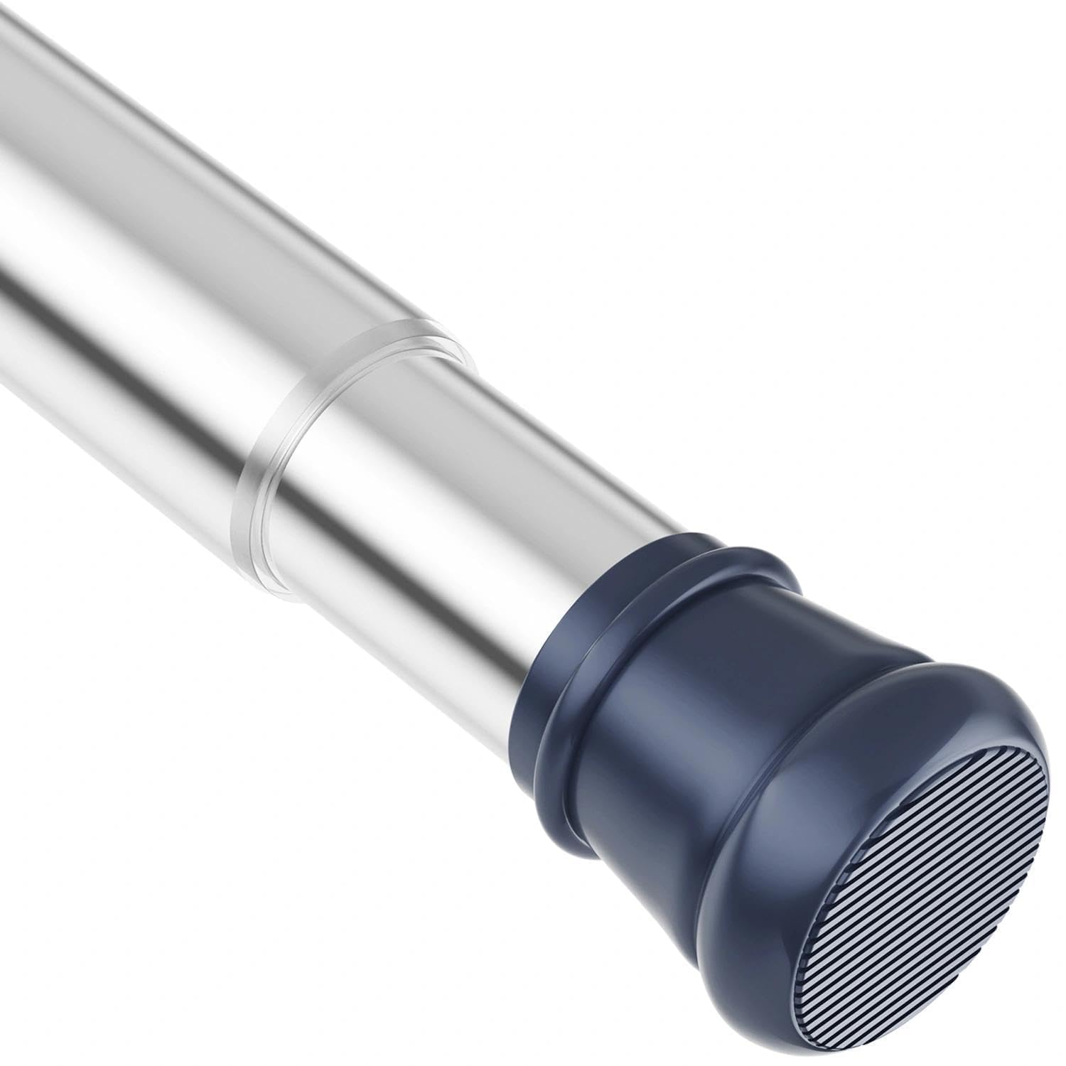 Shower Curtain Pole Extendable No Drill Curtain Poles Extendable For Windows Bathroom Wardrobe Kitchen Closet Door Silver 67-90CM