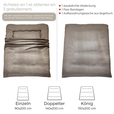 MAXYOYO Japanese Floor Futon Mattress, Thicken Tatami Sleeping Pad Foldable Roll Up Dormitory Mat Pad Floor Lounger Pillow Bed (Charcoal Grey, Double)