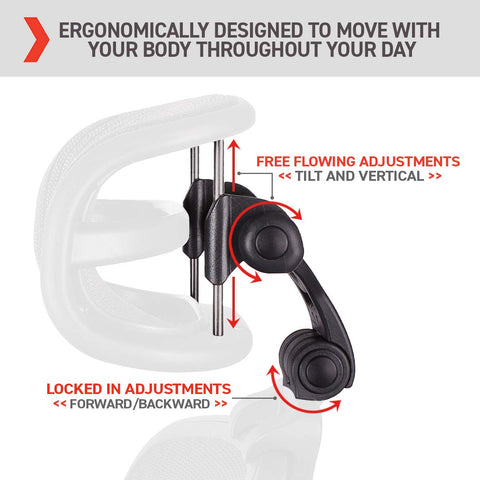 Engineered Now The Original Headrest for the Herman Miller Aeron Chair (H4 for Remastered, Carbon)
