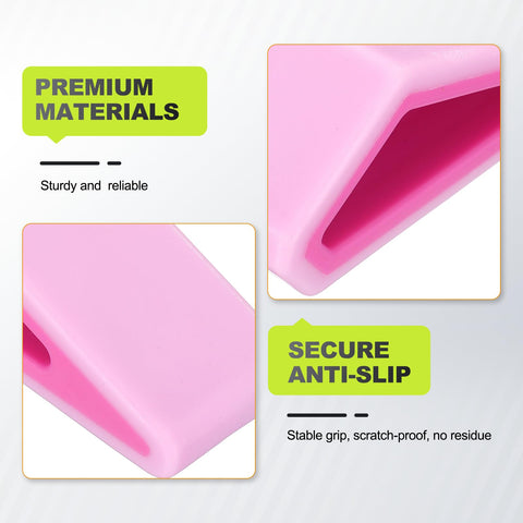 PATIKIL Laptop/Computer Keyboard Stand, 2-Pack Laptop Notebook Holder Portable Ventilated Anti-Slip for Desk Compact Cooling Notebook/Tablet, Magenta