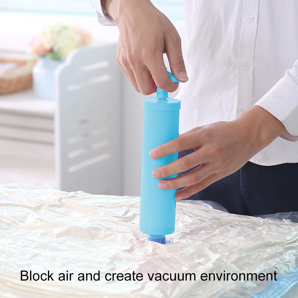 Vacuum Bags,Vacuum Storage Bags for Clothes 50x70cm,4Pcs Vacuum Travel Bag with Pump,Space Saver Baggs,Compression Storage Sealer for Blanket