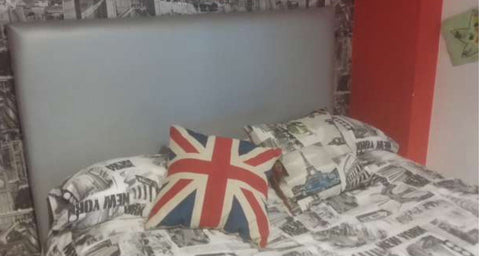 SuenosZzz–Youthful Smooth Headboard. Measurements: Black: 100x57cm (Bed90 cm). Beige: 100x57 (Bed90cm)