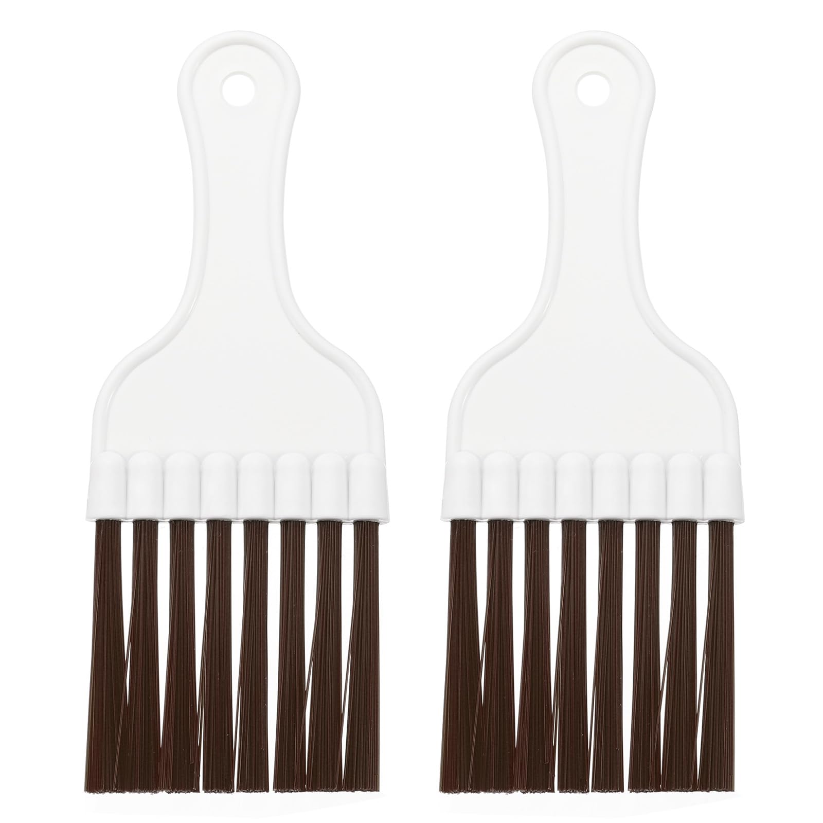PATIKIL Air Conditioner Fin Comb, 2Pcs Plastic Whisk Brush Condenser Cleaning Brush Refrigerator Coil Fin Cleaner Radiator Repair Tool for AC
