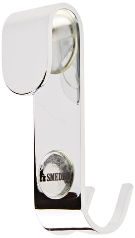 Smedbo SME_DK2111 Sideline Hook To Soap Baskets Polished, Brass, Polished Chrome, 5.2 x 6 x 18.2 cm, Silver