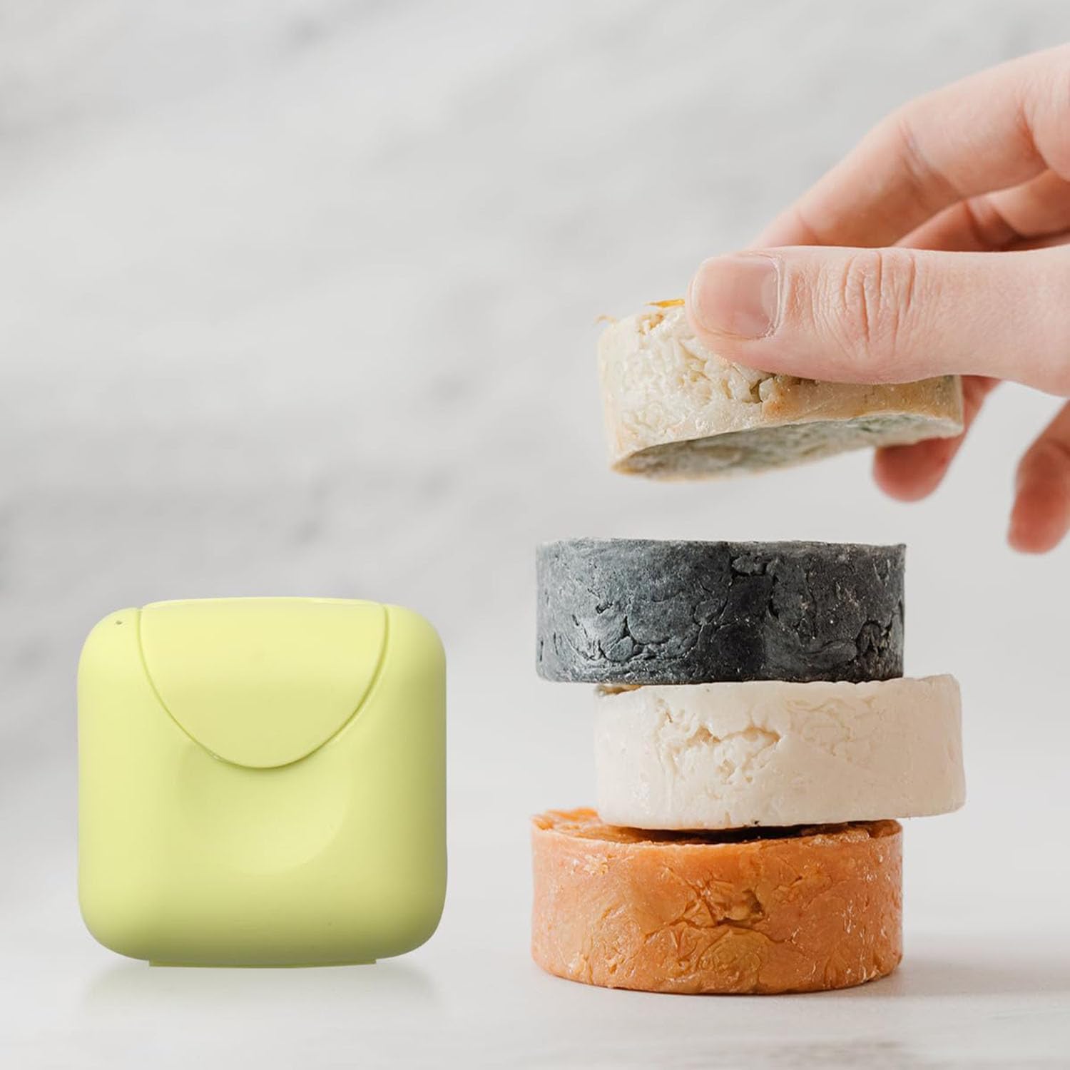 4 Pcs Travel Soap Case Soap Bar Travel Soap Dish with Lid Waterproof and Leakproof Soap Box Container Holder Closable Soap Holder for Shower Travel