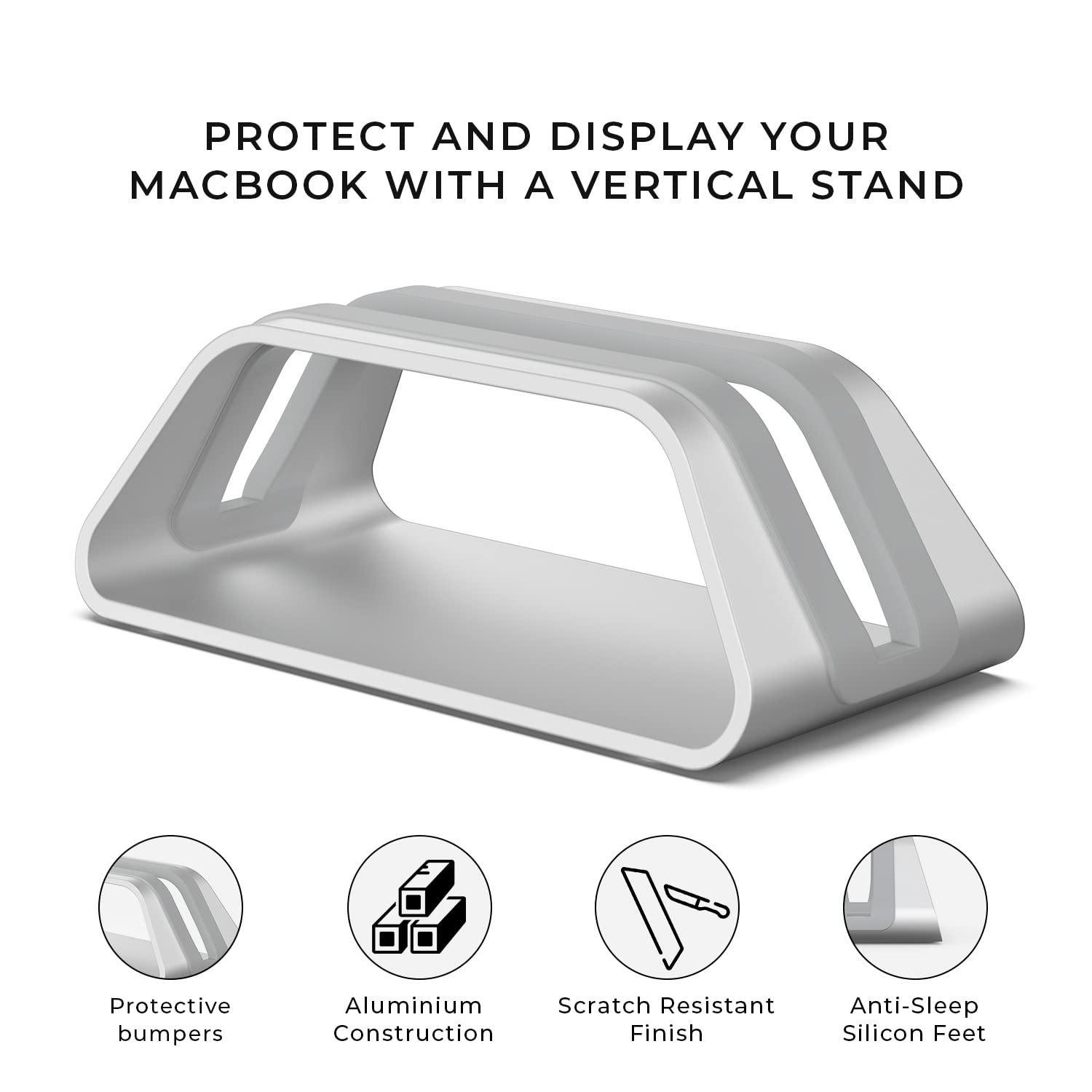 HumanCentric Vertical Laptop Stand Compatible with MacBook Pro & Air