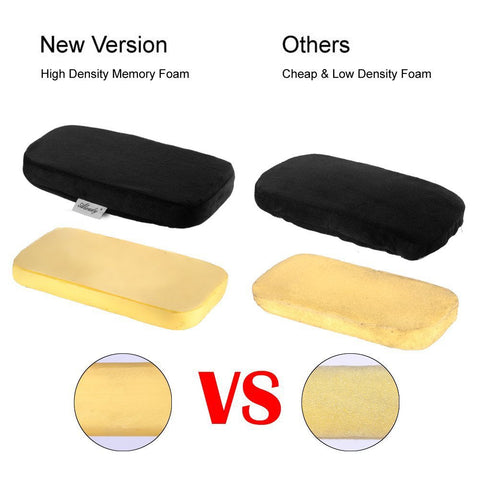 Aloudy Ergonomic Memory Foam Office Chair Armrest Pads, Comfy Gaming Chair Arm Rest Covers for Elbows and Forearms Pressure Relief