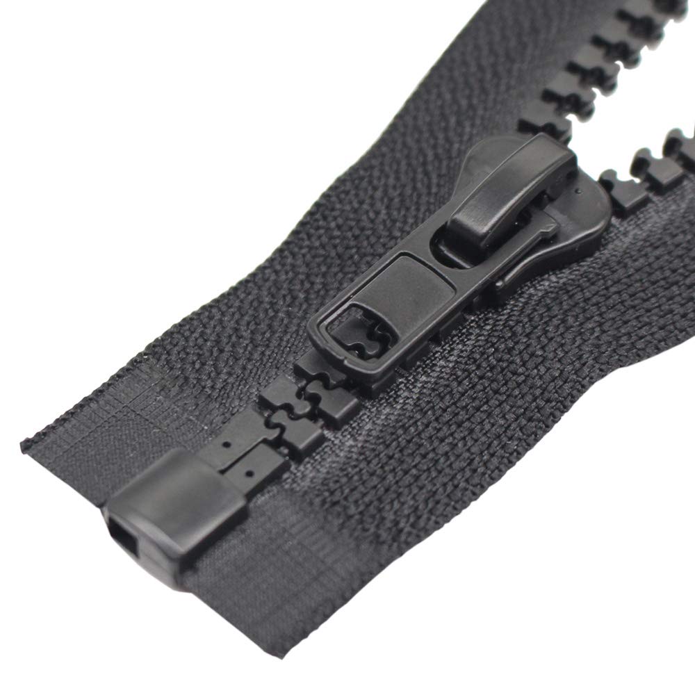 ByaHoGa Pack of 2 33 cm #10 Large Zip Plastic Separable (RZ)