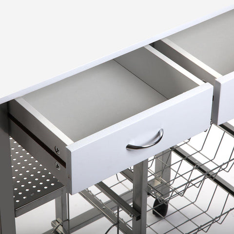 Versa Leicester Kitchen trolley with wheels, drawers and bottle rack, Greengrocer with pantry and organizers, Kitchen storage, Measurements
