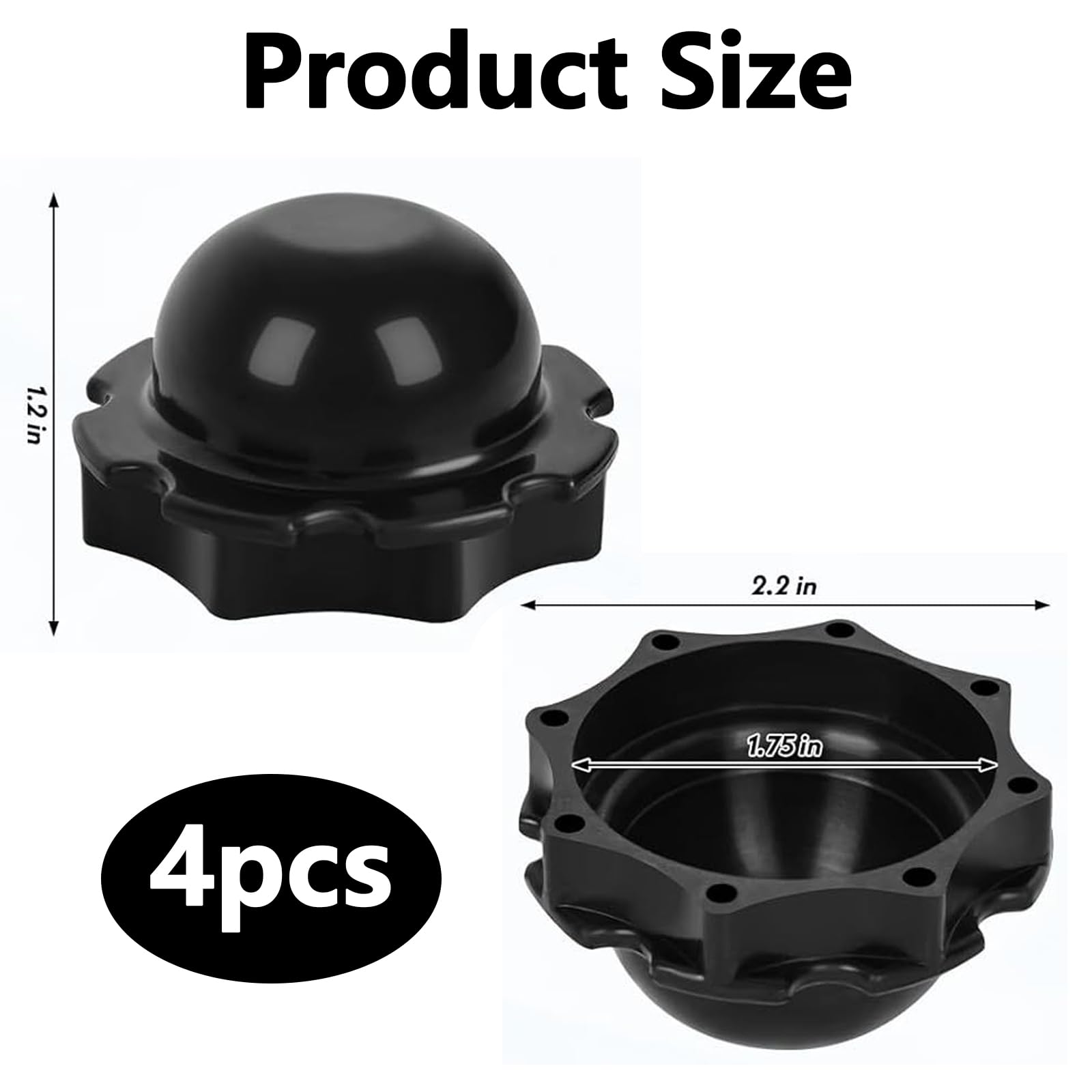 NIYATA 4PCS Inflatable Hot Tub Hole Plug P6575, Rubber Filter Stopper Replacement for Lay Z Spa Accessories