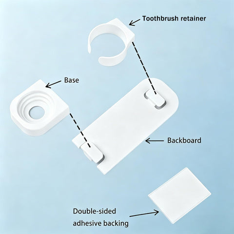Electric Toothbrush Holder, Wall-Mounted Electric Toothbrush Holder