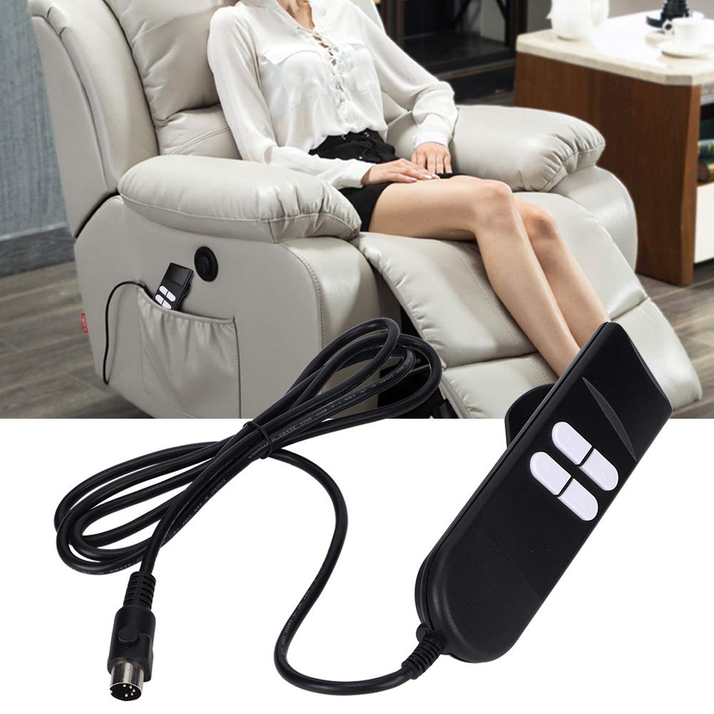 4 Button Remote Control Handset Manual Lift Chair Portable Parts Switch Replacement Electric Tilt Controller for Sofas, Wheelchairs, etc