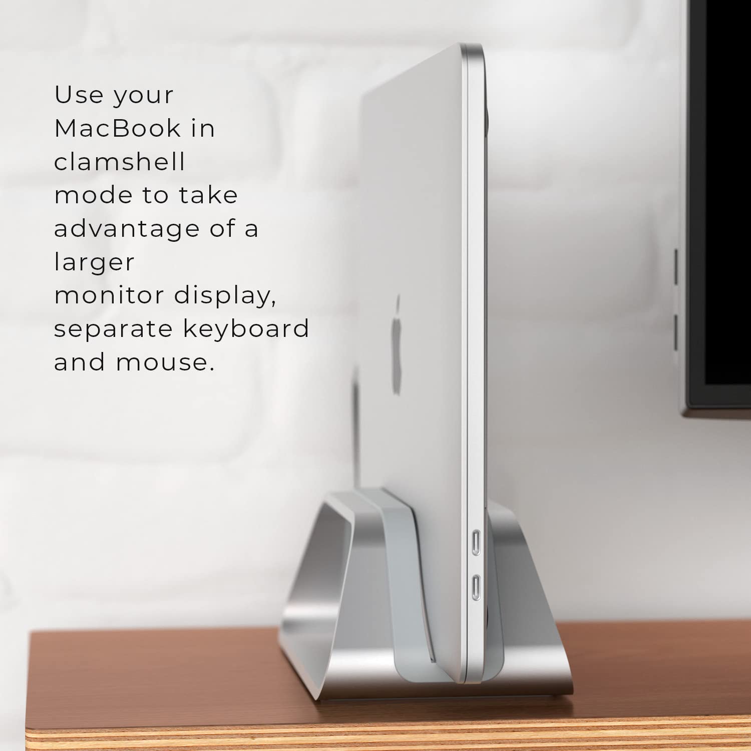 HumanCentric Vertical Laptop Stand Compatible with MacBook Pro & Air