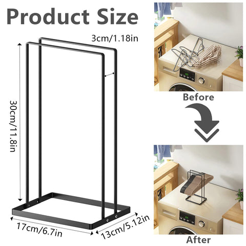 Gatphy 2Pcs Stainless Steel Hanger Organizer Detachable Hanger Stacker Clothes Hanger Holder Metal Coat Hangers Rack Stand for Closet Laundry Room