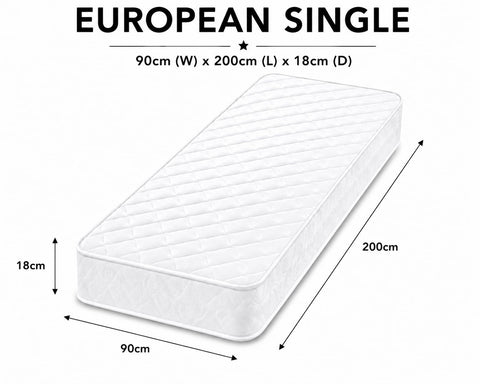 Starlight Beds CoolTouch Sprung European Single Mattress