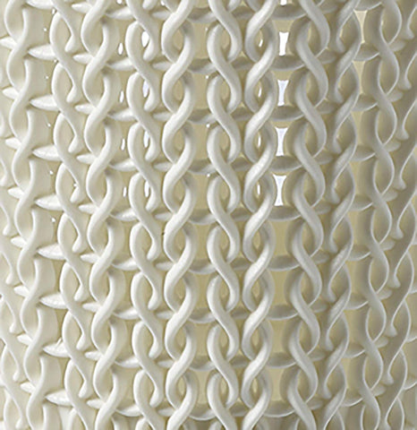 Curver Knit Effect Kitchen, Living room, Bathroom, Bedroom, Utility Medium Rectangular Storage Basket 8 Litres - Oasis White