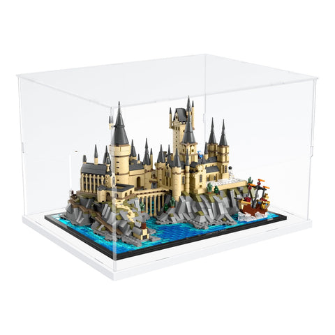 Nynelly Acrylic Display Case for Lego Hogwarts Castle 76419 for Lego Himeji Castle 21060 Models Figures