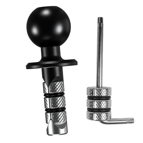 Namvo Metal Motorcycle Fo-Rk Stem Mount With 1" TPU Ball Suitable For Stem Holes With Diameters From 12mm To 25.4mm Compatible With RAM Mount B Size