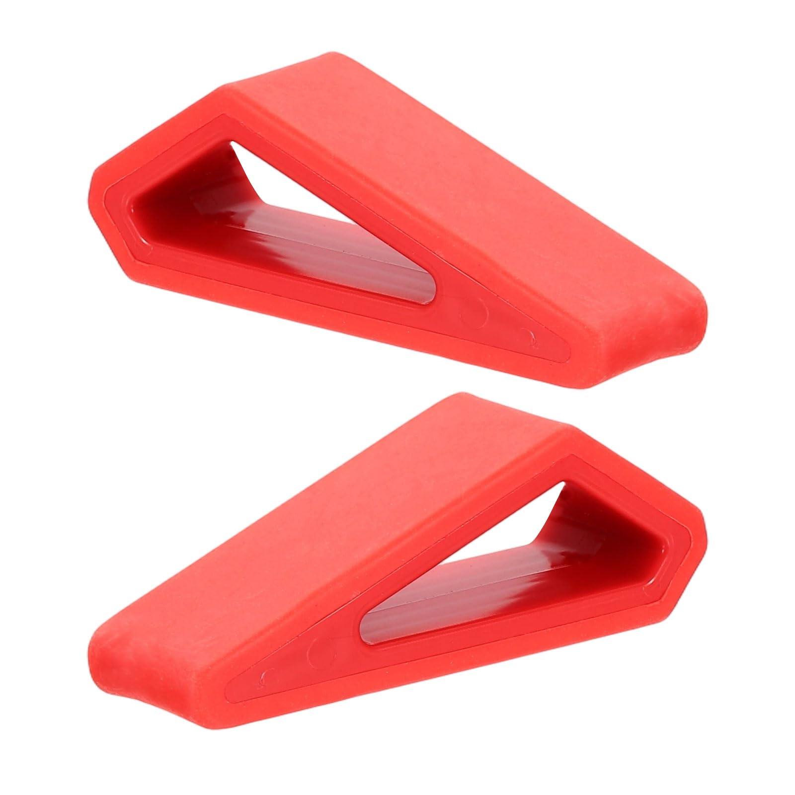 PATIKIL Laptop/Computer Keyboard Stand, 4-Pack Laptop Notebook Holder Portable Ventilated Anti-Slip for Desk Compact Cooling Notebook/Tablet, Red