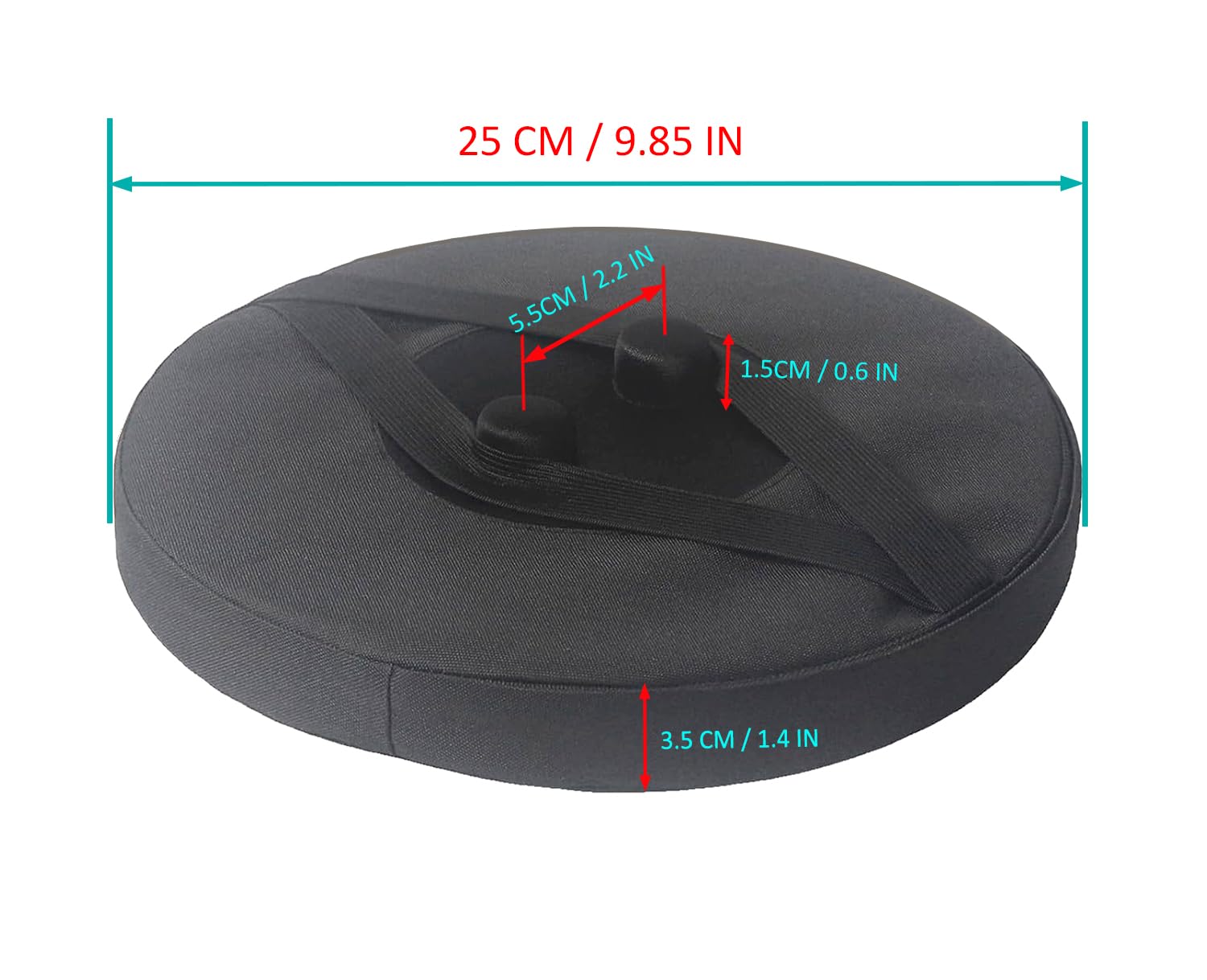 Outward Gear Thick Seat Cushion for Telescopic Stools, Collapsible Stool Chair Pads with Thickened Memory Foam