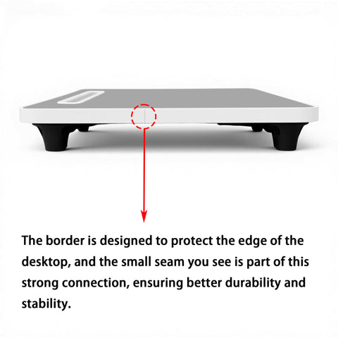 Laptop Bed Desk - Small Lap Desk 48 x30 cm for Breakfast in Bed, Study, Office Work, Gaming, Writing & Reading,Tray Table for Sofa, Couch
