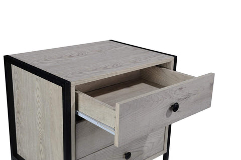Timber Art Design UK Zahra 3 Drawer Chest Bedside Cabinet Storage Unit Nightstand Table Modern Furniture for Living Room, Bedroom
