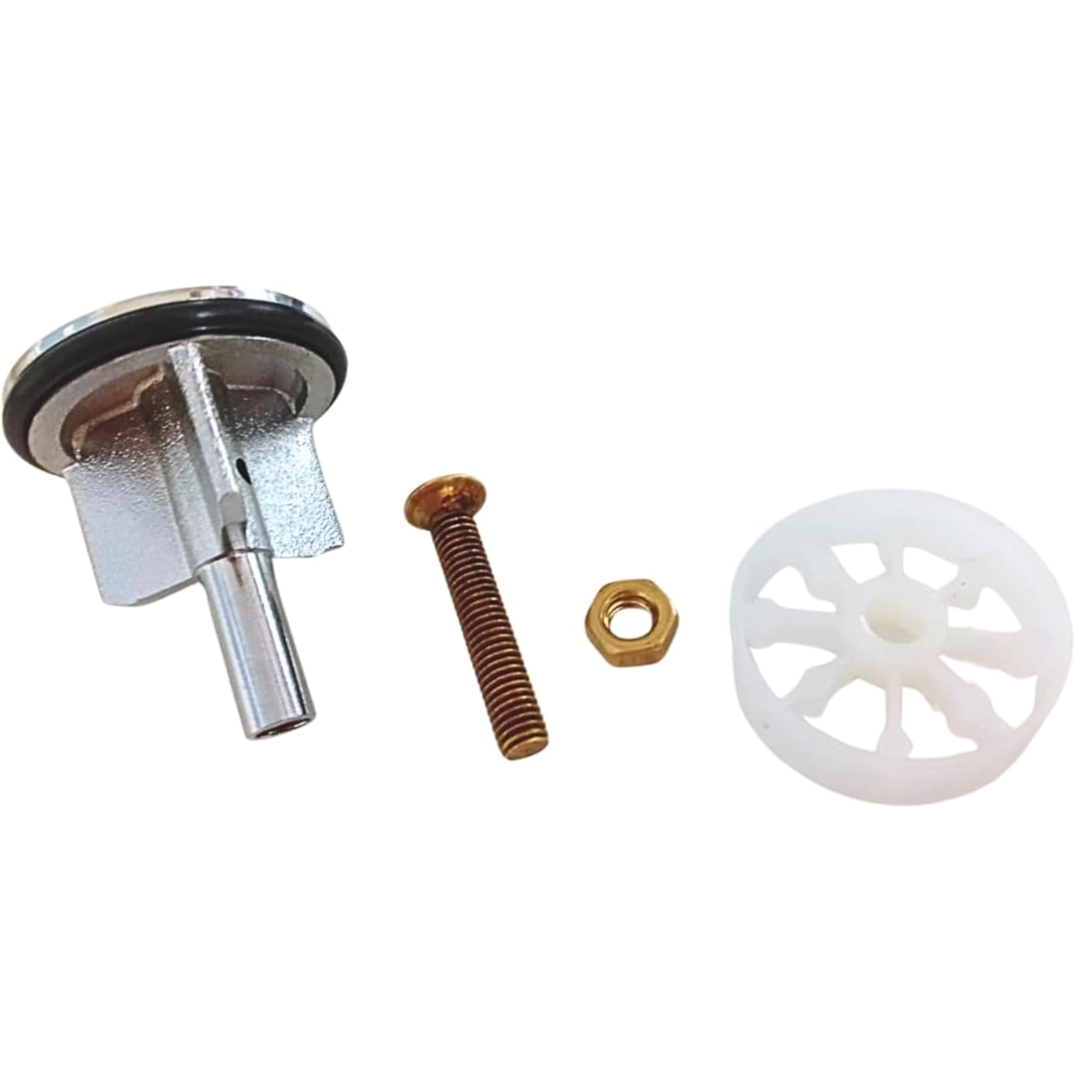 Chrome Plated Basin Pop-Up Plug – Universal Replacement Sink Plug for Bathroom Wash Basins