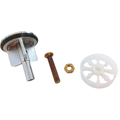 Chrome Plated Basin Pop-Up Plug – Universal Replacement Sink Plug for Bathroom Wash Basins