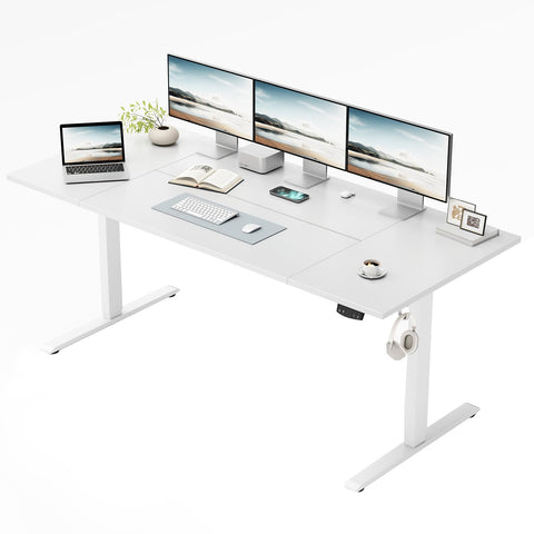 Klicelor Height Adjustable Electric Desk, 2 Memory Buttons, 120x80cm