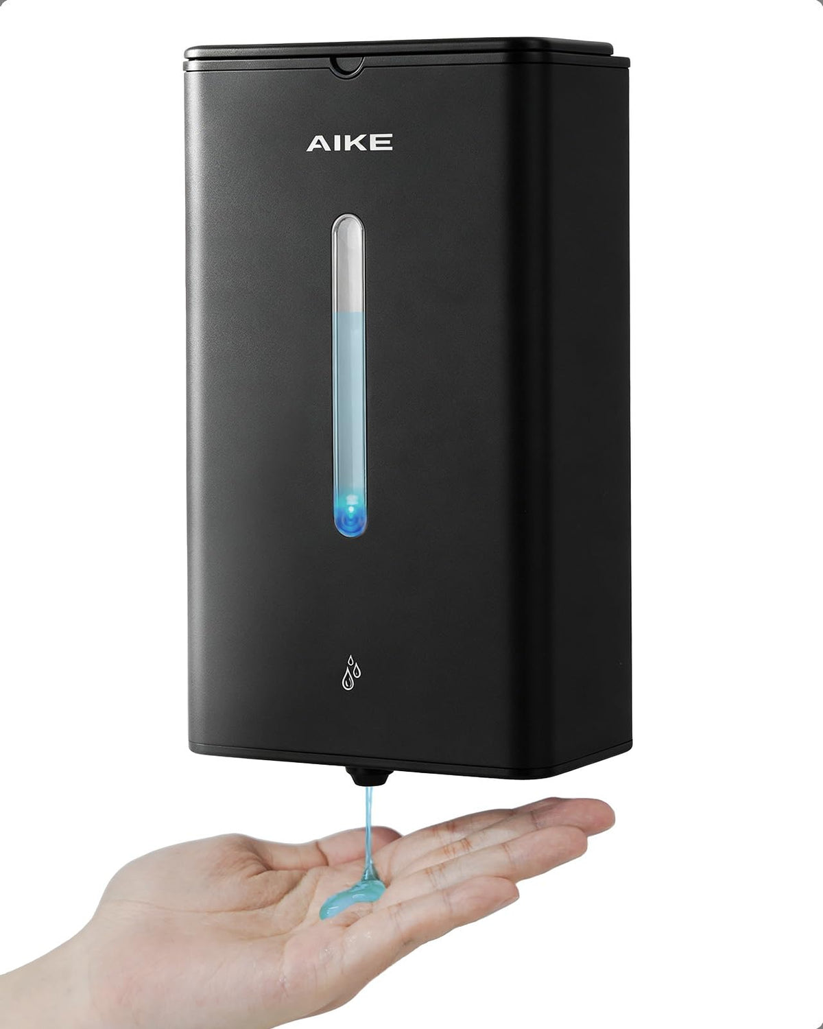 AIKE Square Automatic Soap Dispenser for Liquid, Stainless Steel Dispenser
