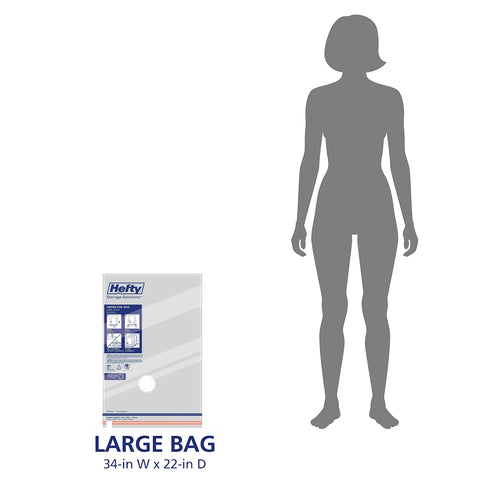 Hefty Shrink-Pak 4 Large Heavy Duty Bags