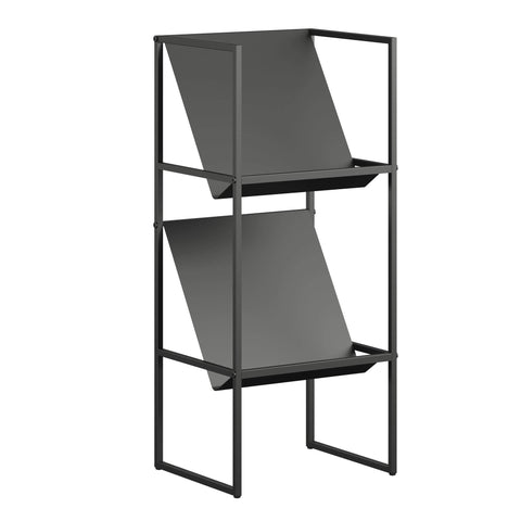 Novogratz Helix Vinyl Record Storage Black