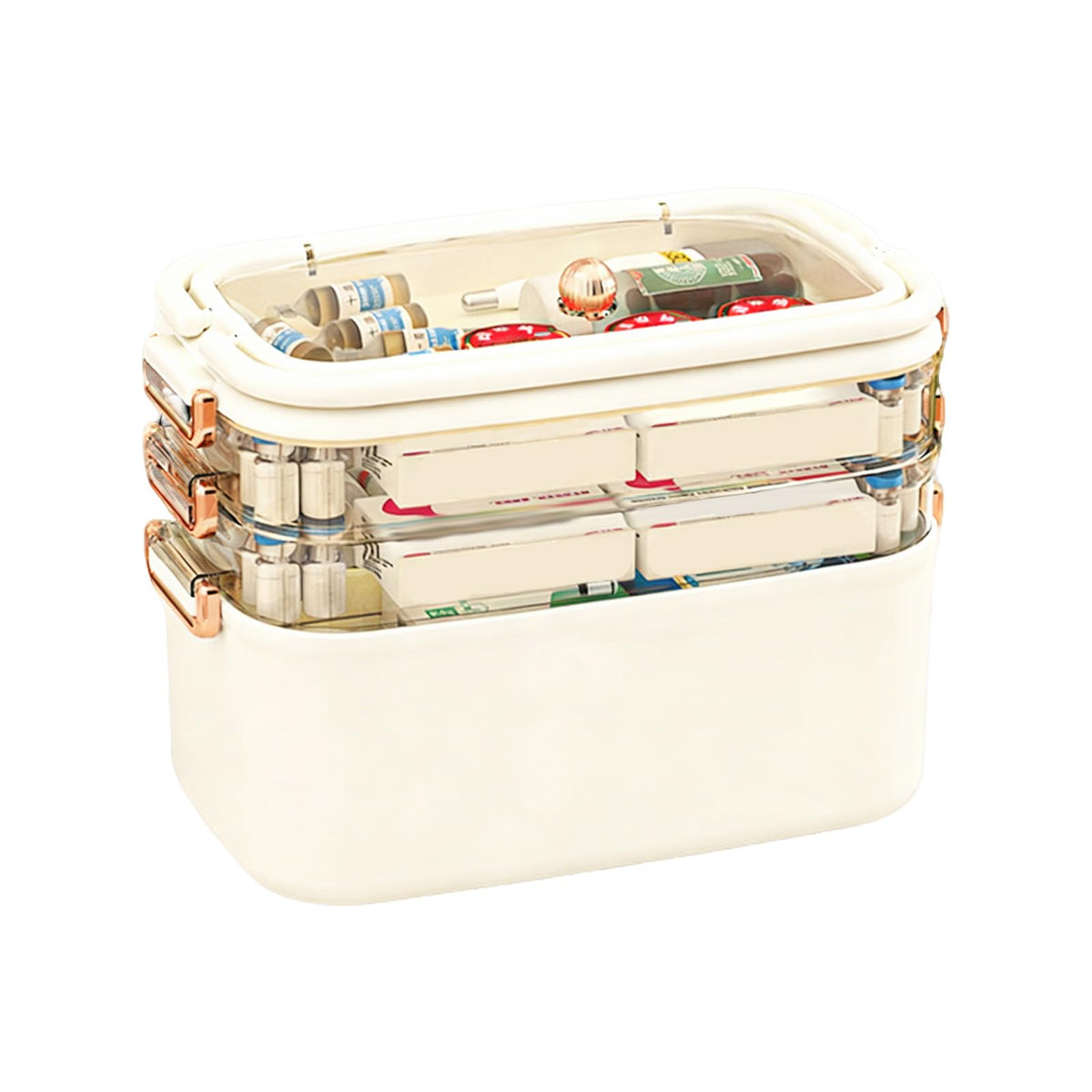 ORARTMM storage boxes with lids, storage boxes, medicine storage box, medicine box Multi Compartment Medicine Organizer
